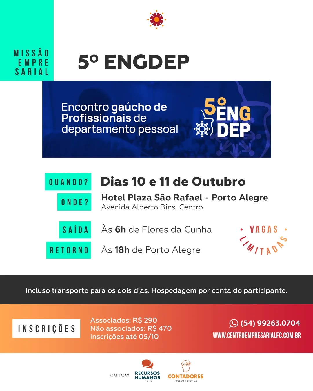 5º Encontro gaúcho e departamento pessoal - ENGDEP