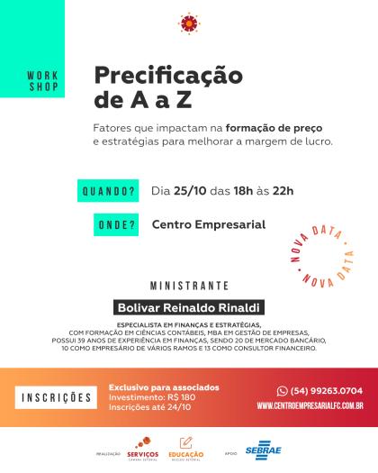 Workshop - Precificação de A a Z