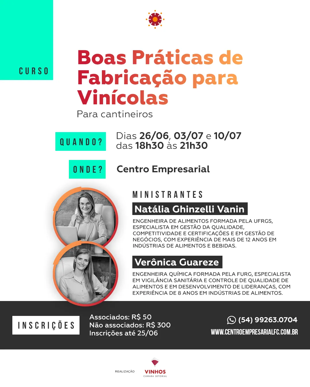 Curso Boas Práticas de Fabricação para Cantineiros