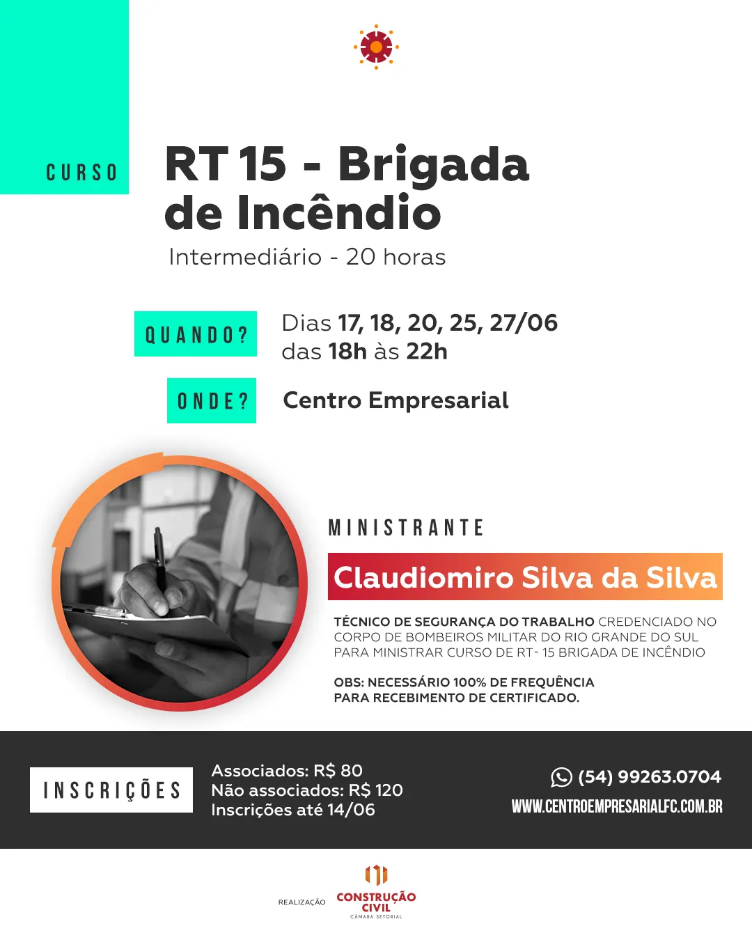 Curso RT15 - Brigada de Incêndio