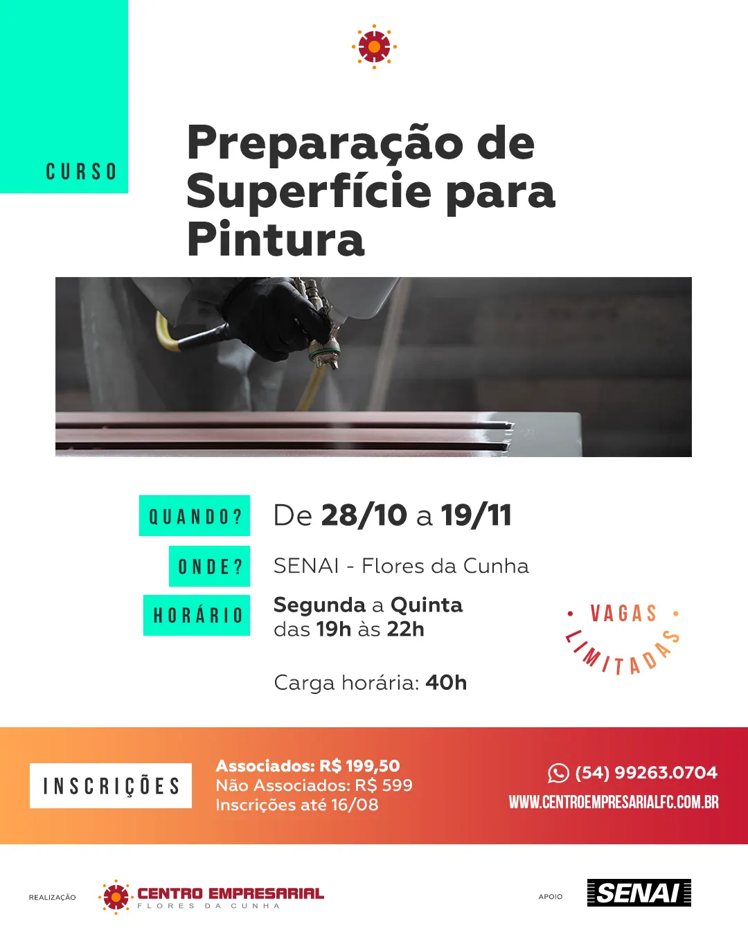 Curso Preparação de Superfície para Pintura