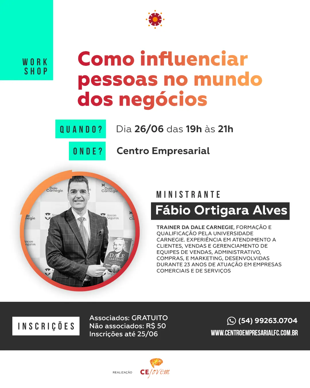 Workshop Como Influenciar Pessoas no Mundo dos Negócios