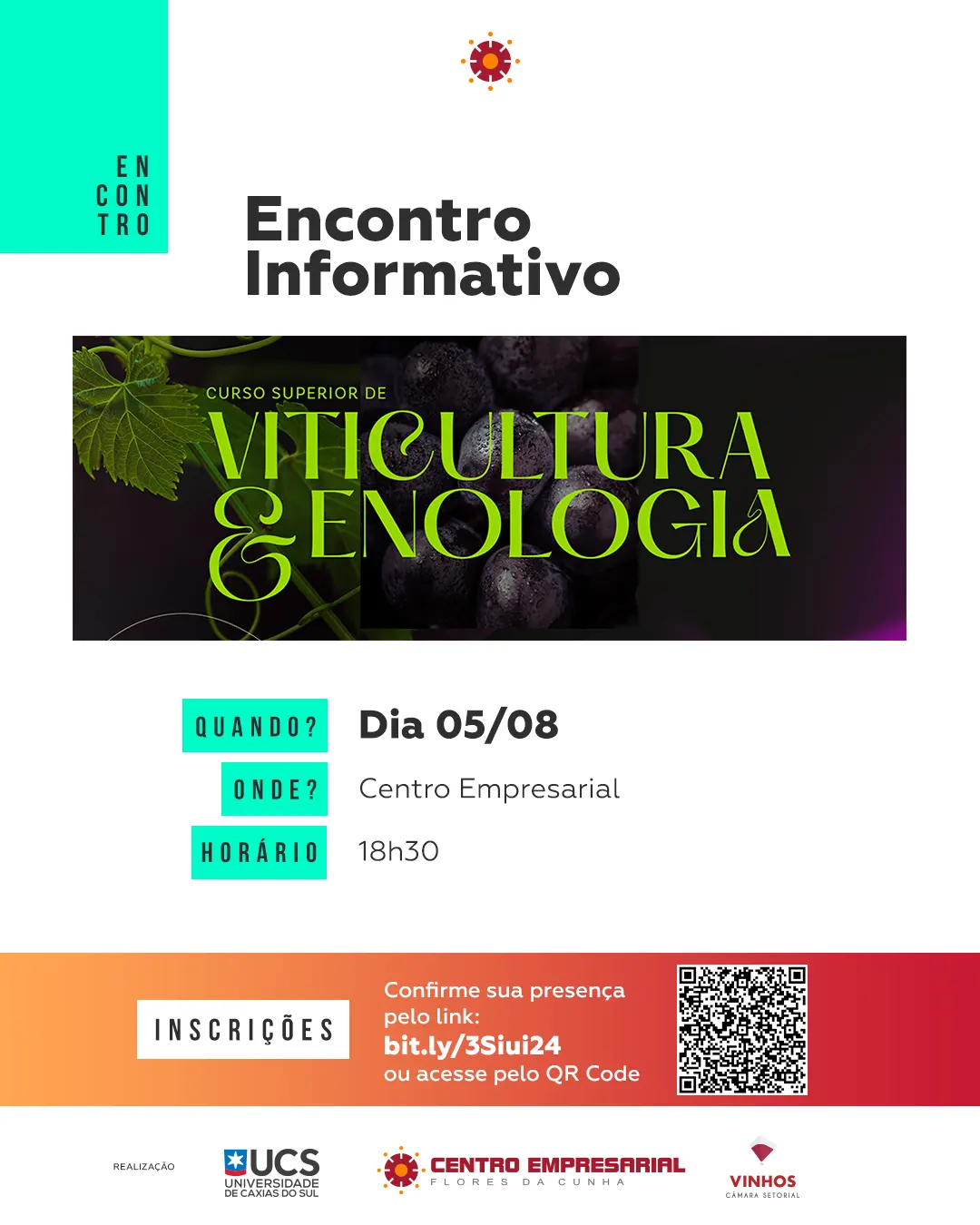 Encontro Informativo sobre o Curso Superior em Viticultura e Enologia