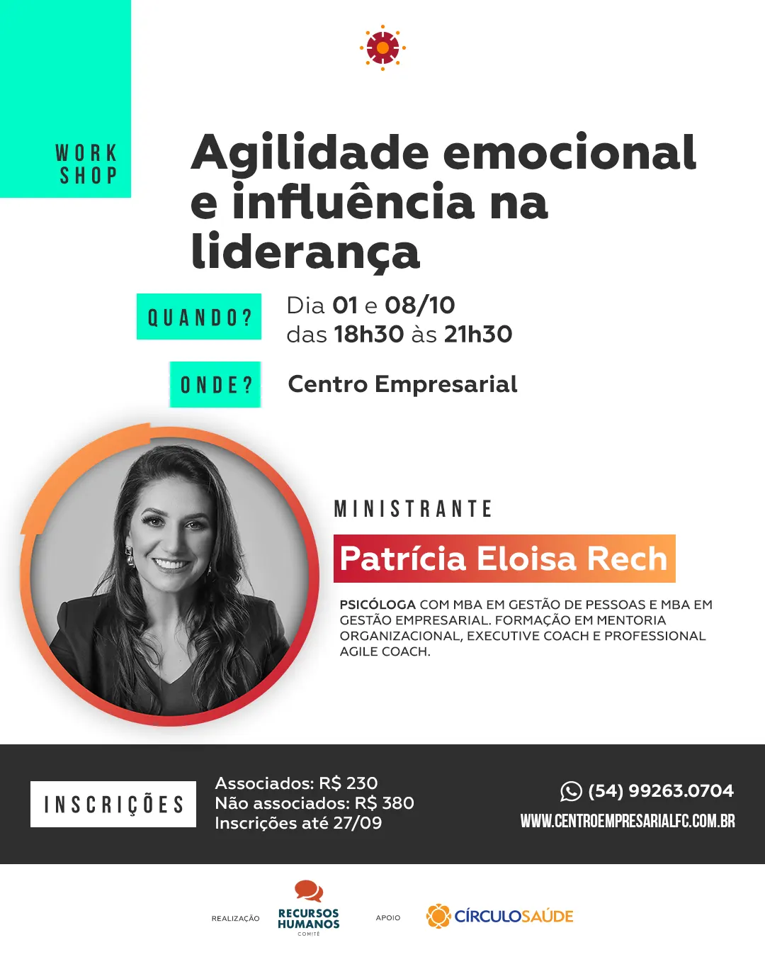 Workshop Agilidade emocional e influência na liderança