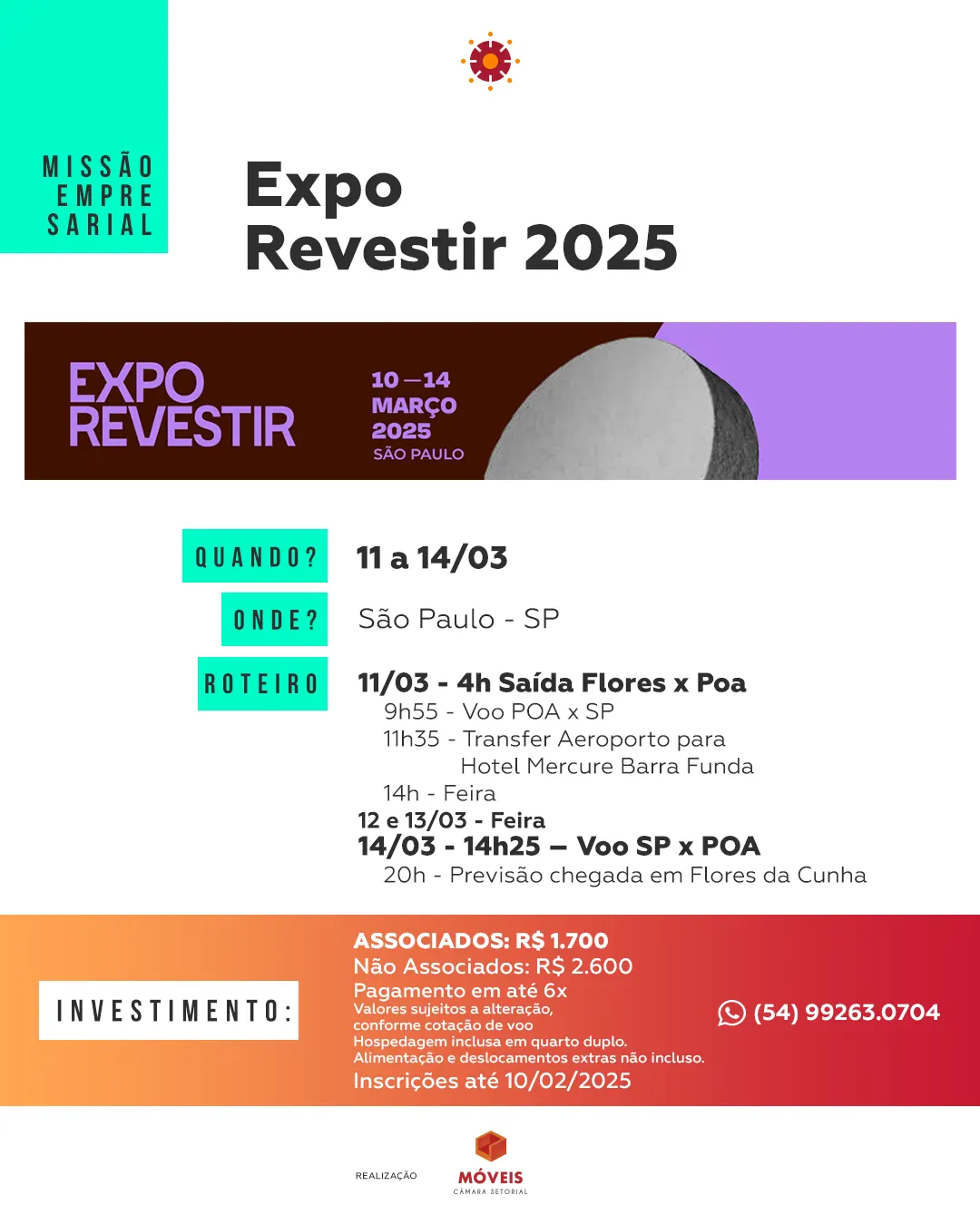 Missão Empresarial: ExpoRevestir 2025