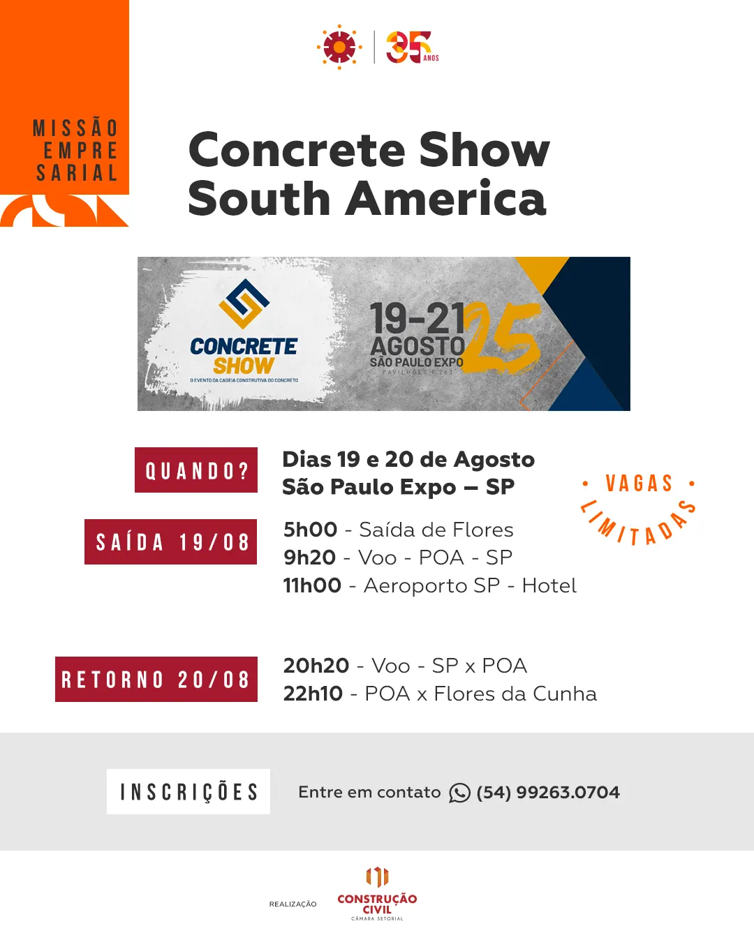 Missão Empresarial: Concrete Show South America