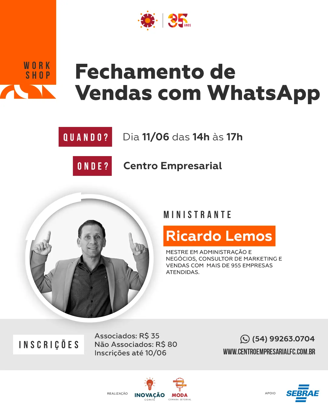 Workshop: Fechamento de Vendas com WhatsApp