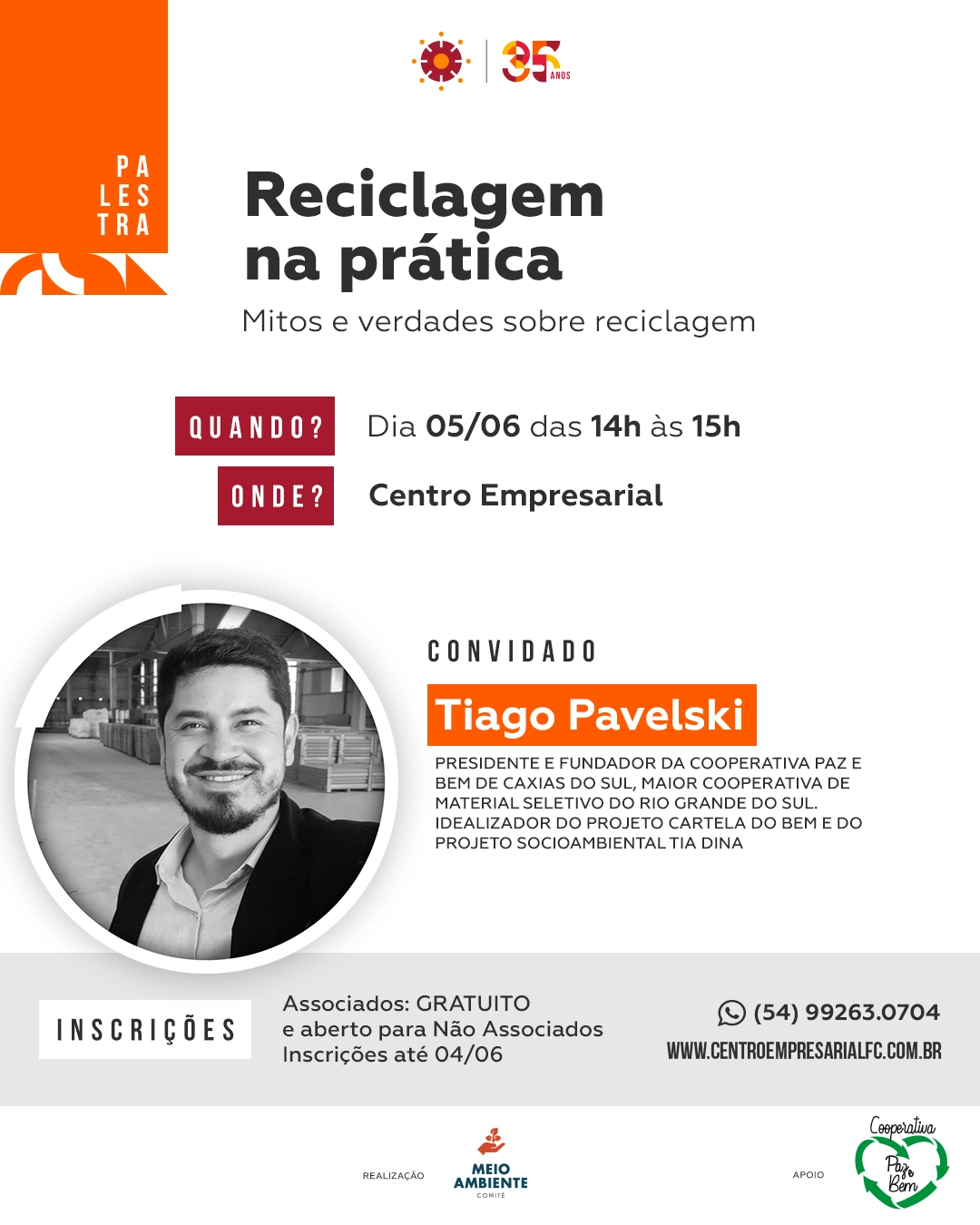 Palestra: Reciclagem na Prática