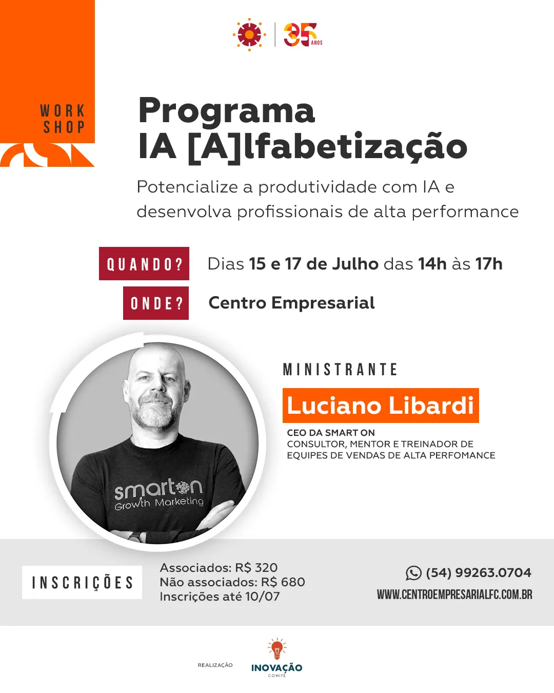 Workshop: Programa IA [A]lfabetização