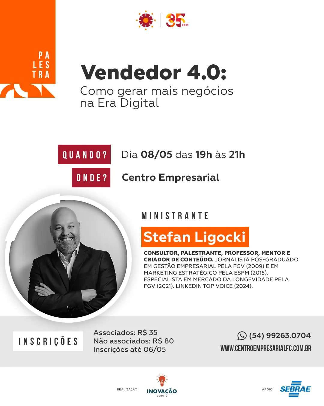 Palestra: Vendedor 4.0 - Como gerar mais negócios na Era Digital
