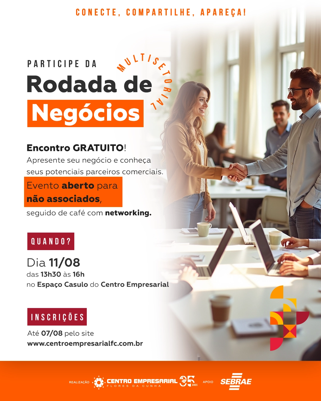 Rodada de Negócios Multisetorial - Agosto