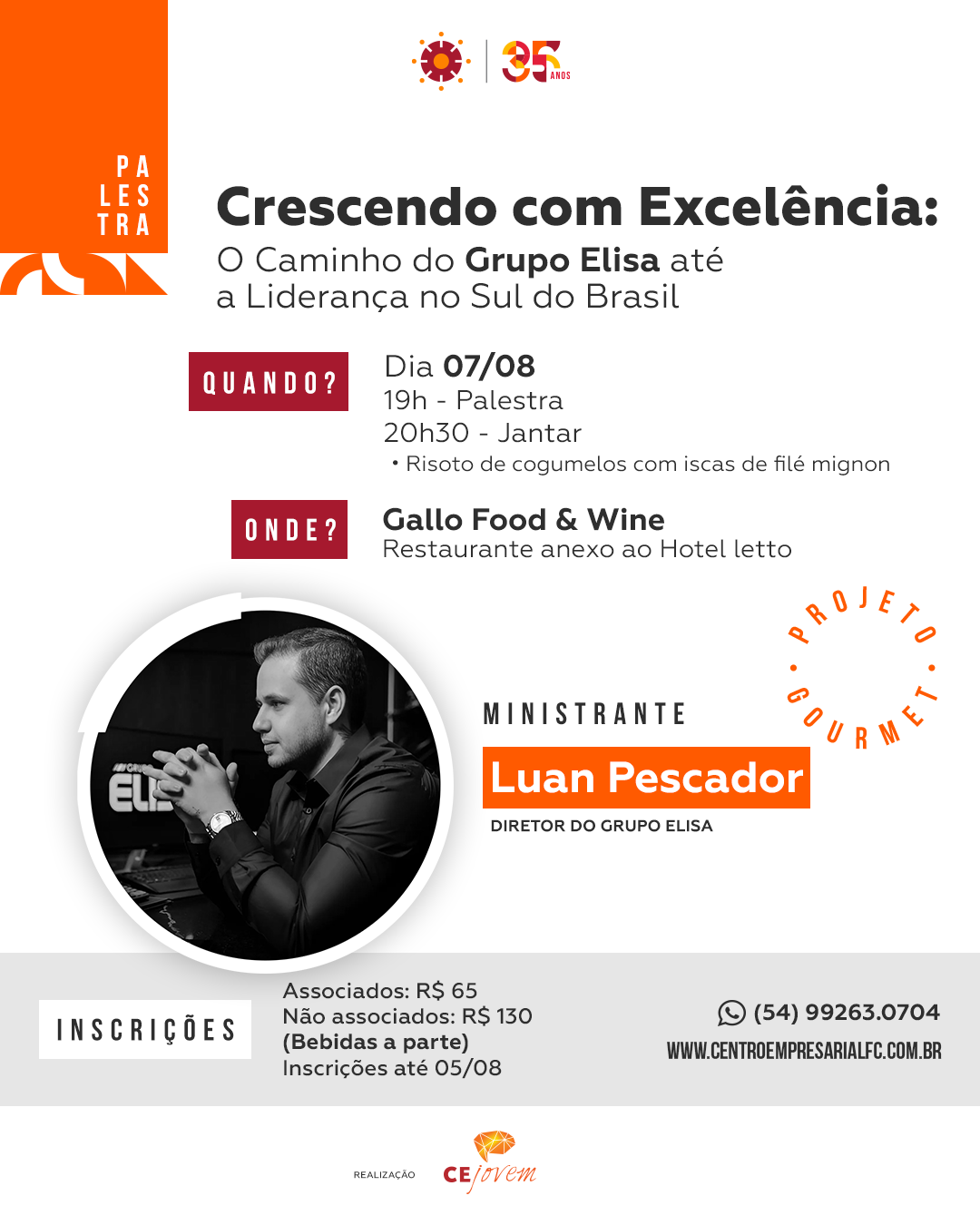 Projeto Gourmet: Crescendo com Excelência