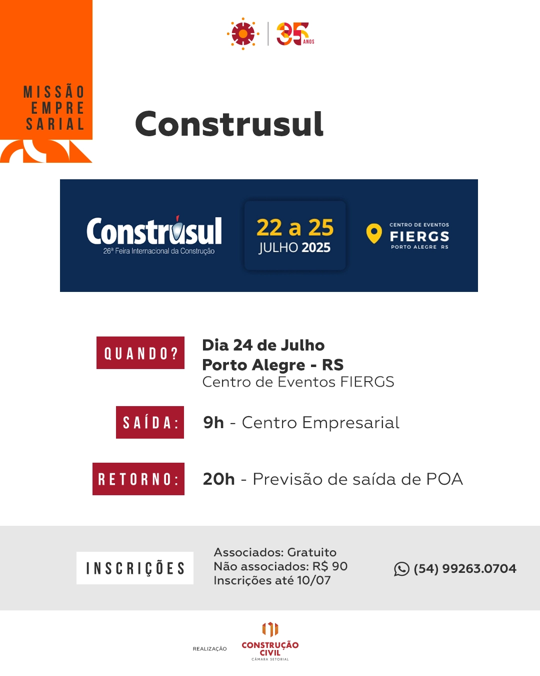 Missão Empresarial: Construsul