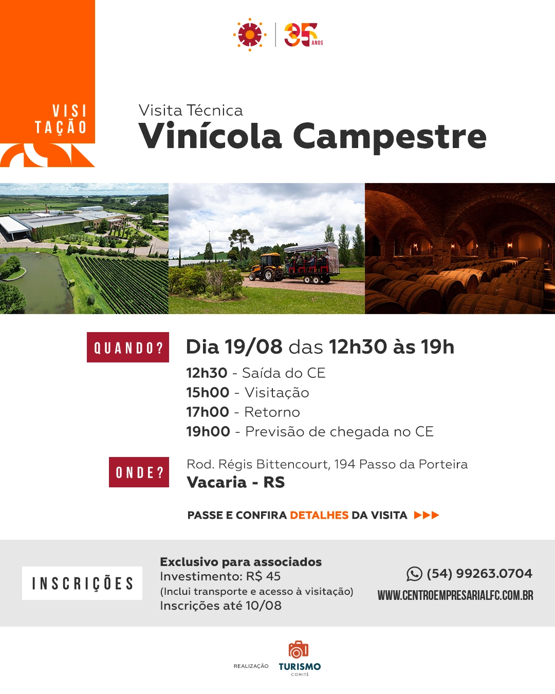 Visita Técnica Vinícola Campestre