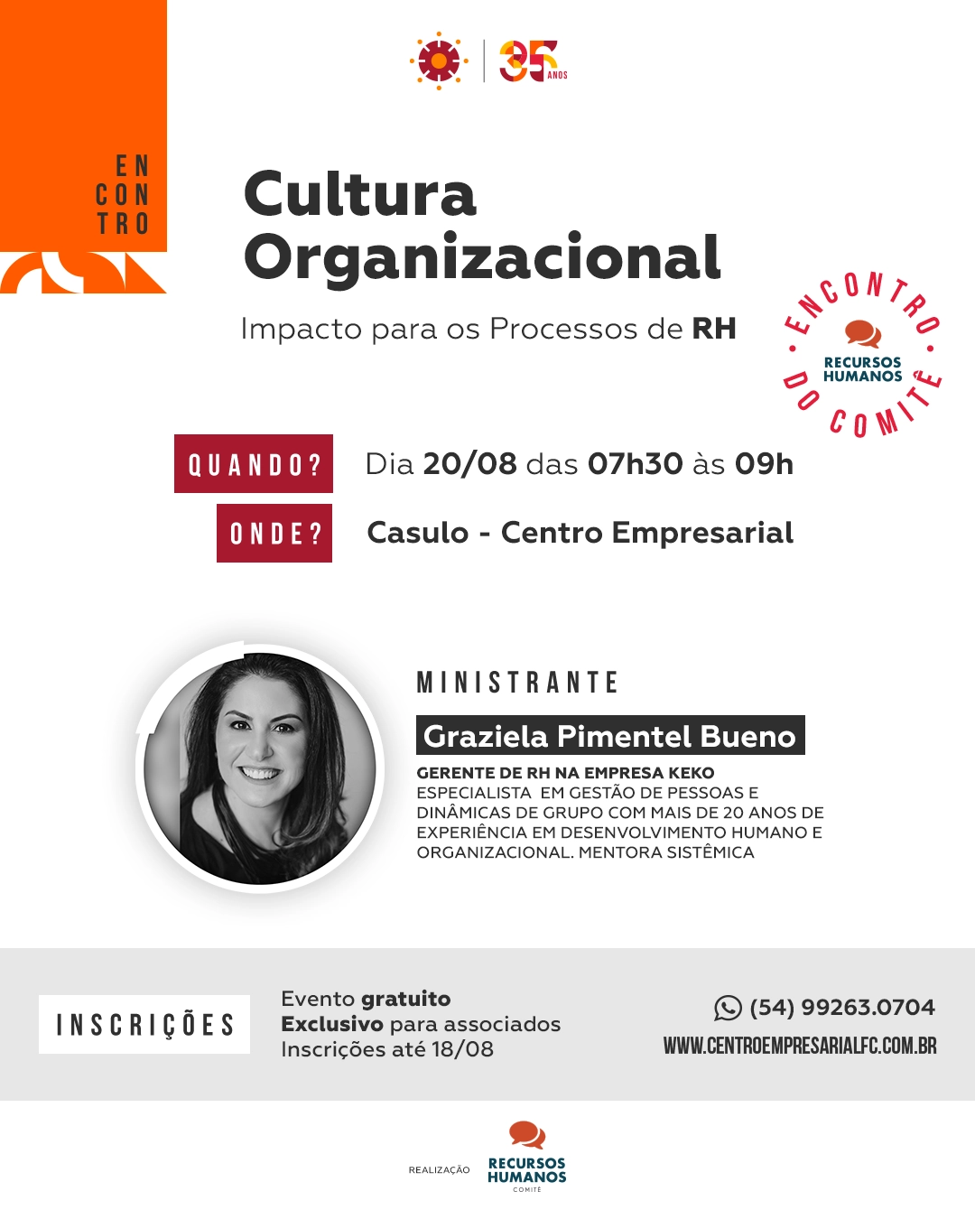 Encontro RH: Cultura Organizacional