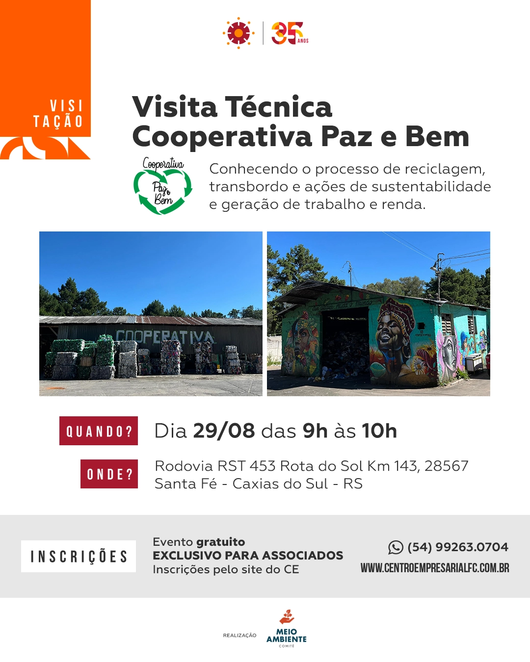 Visita Técnica: Cooperativa Paz e Bem