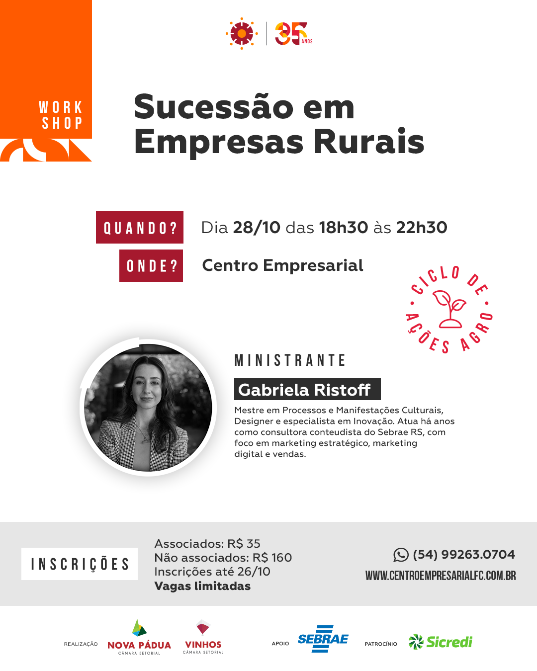 Workshop: Sucessão em Empresas Rurais - Ciclo de Ações Agro