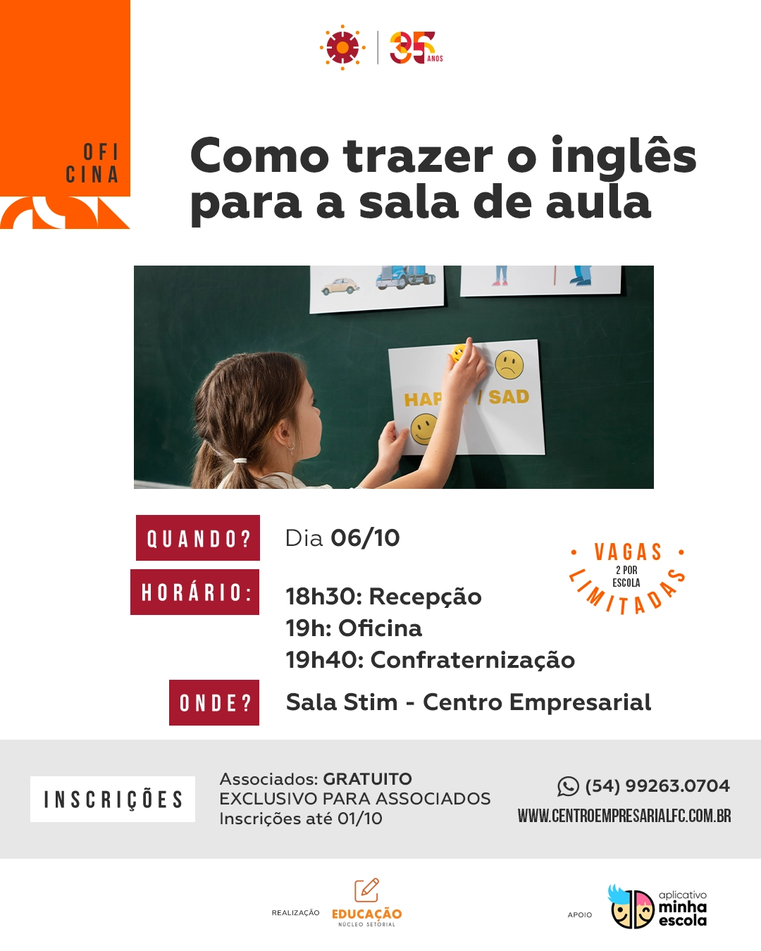 Oficina Como trazer o inglês para a sala de aula