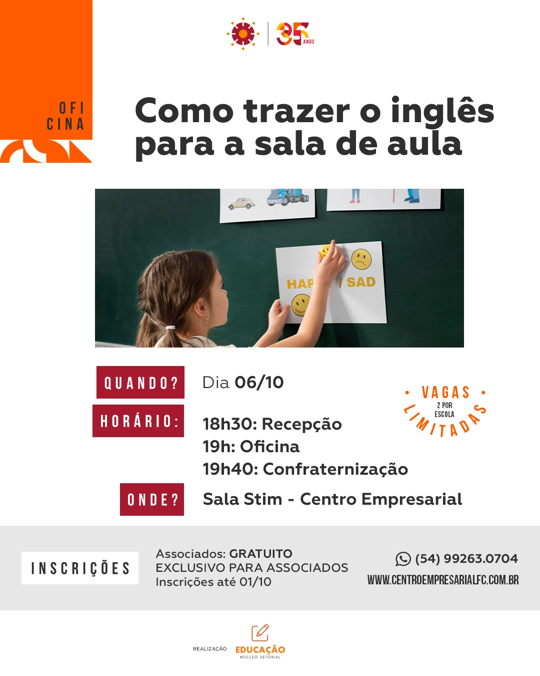 Oficina Como trazer o inglês para a sala de aula
