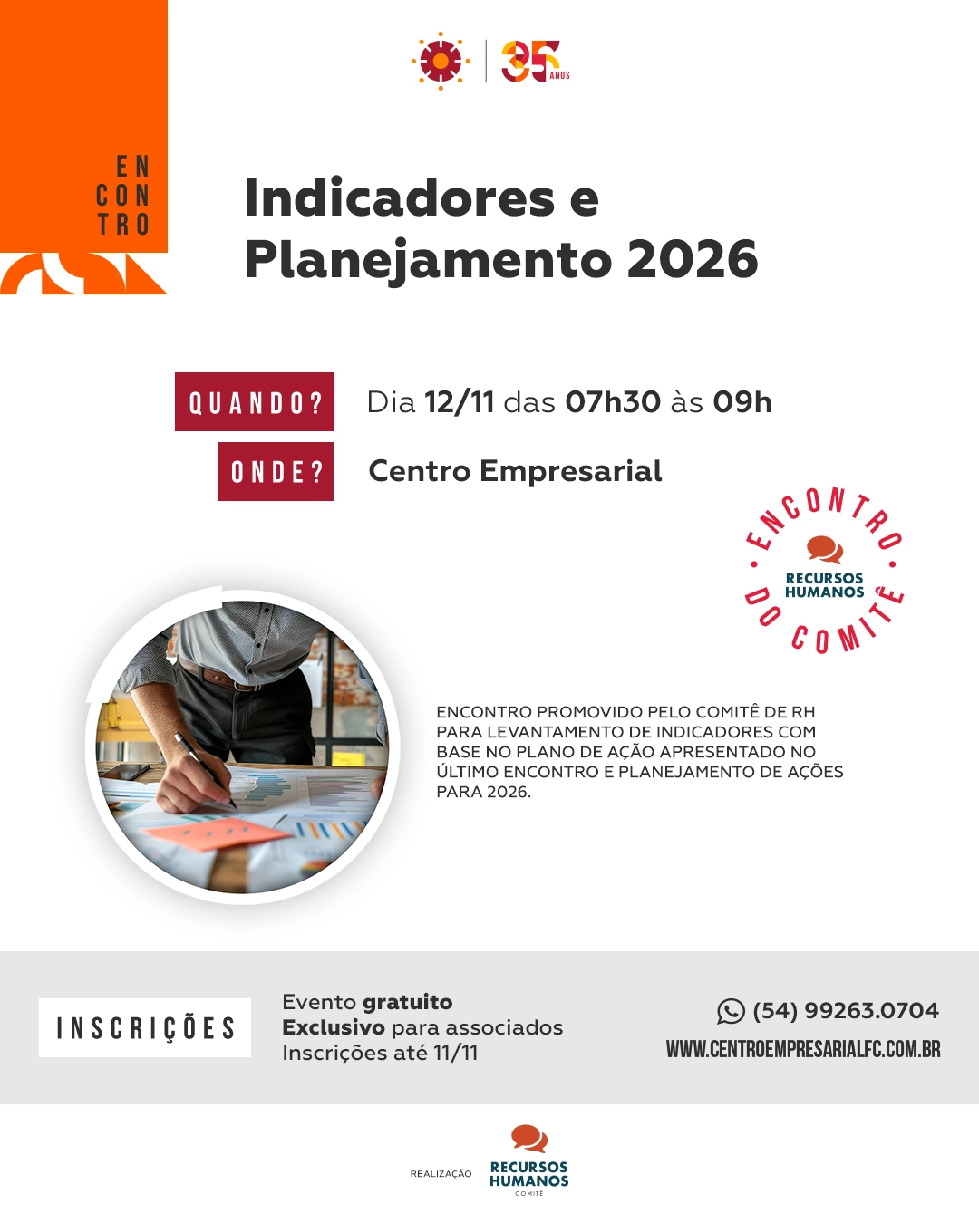 Encontro RH: Indicadores e Planejamento 2026