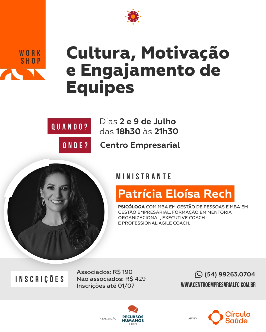 Workshop: Cultura, Motivação e Engajamento de Equipes