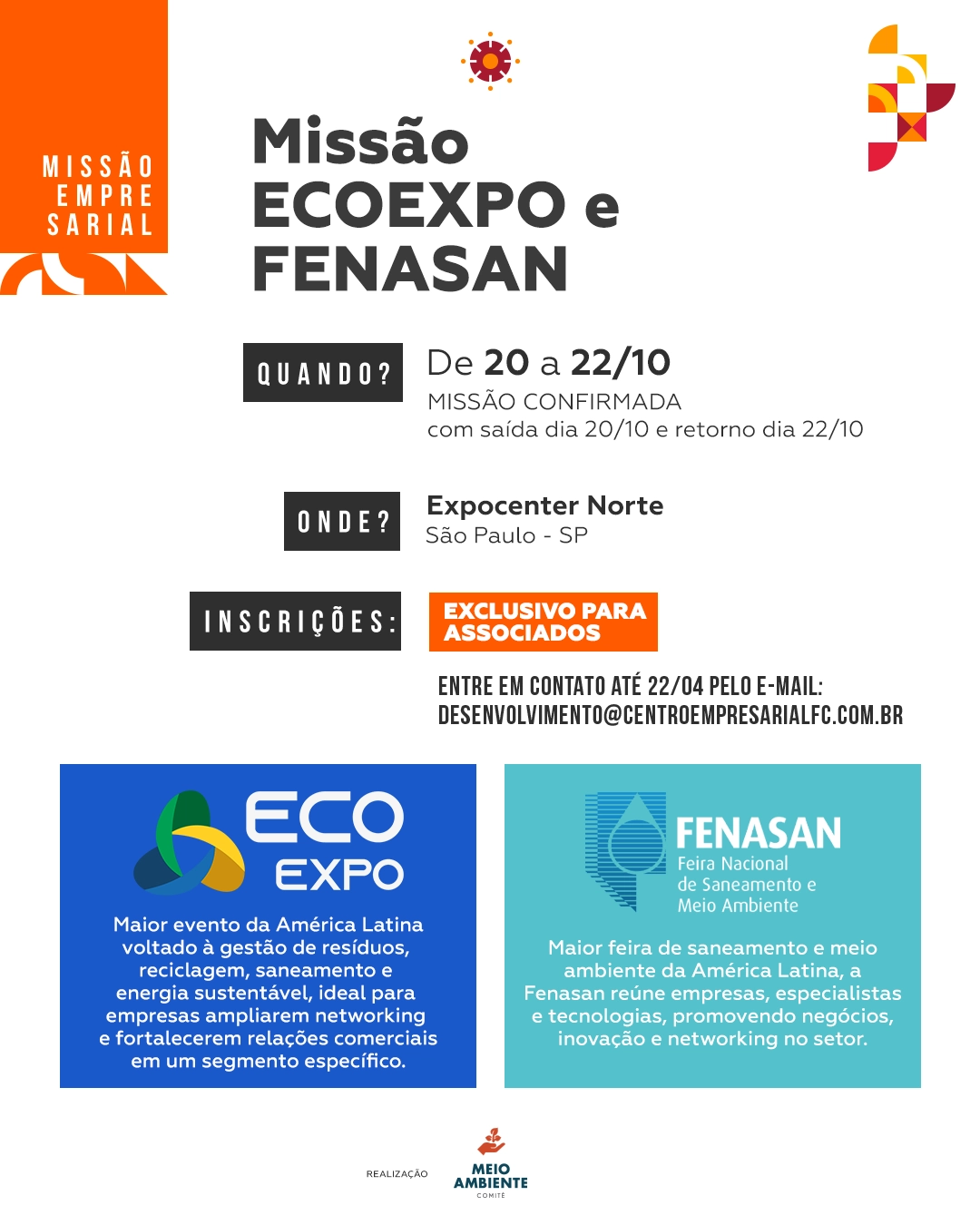Missão ECOEXPO E FENASAN