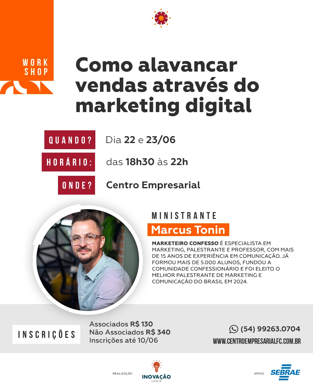 Workshop: Como alavancar vendas através do marketing digital