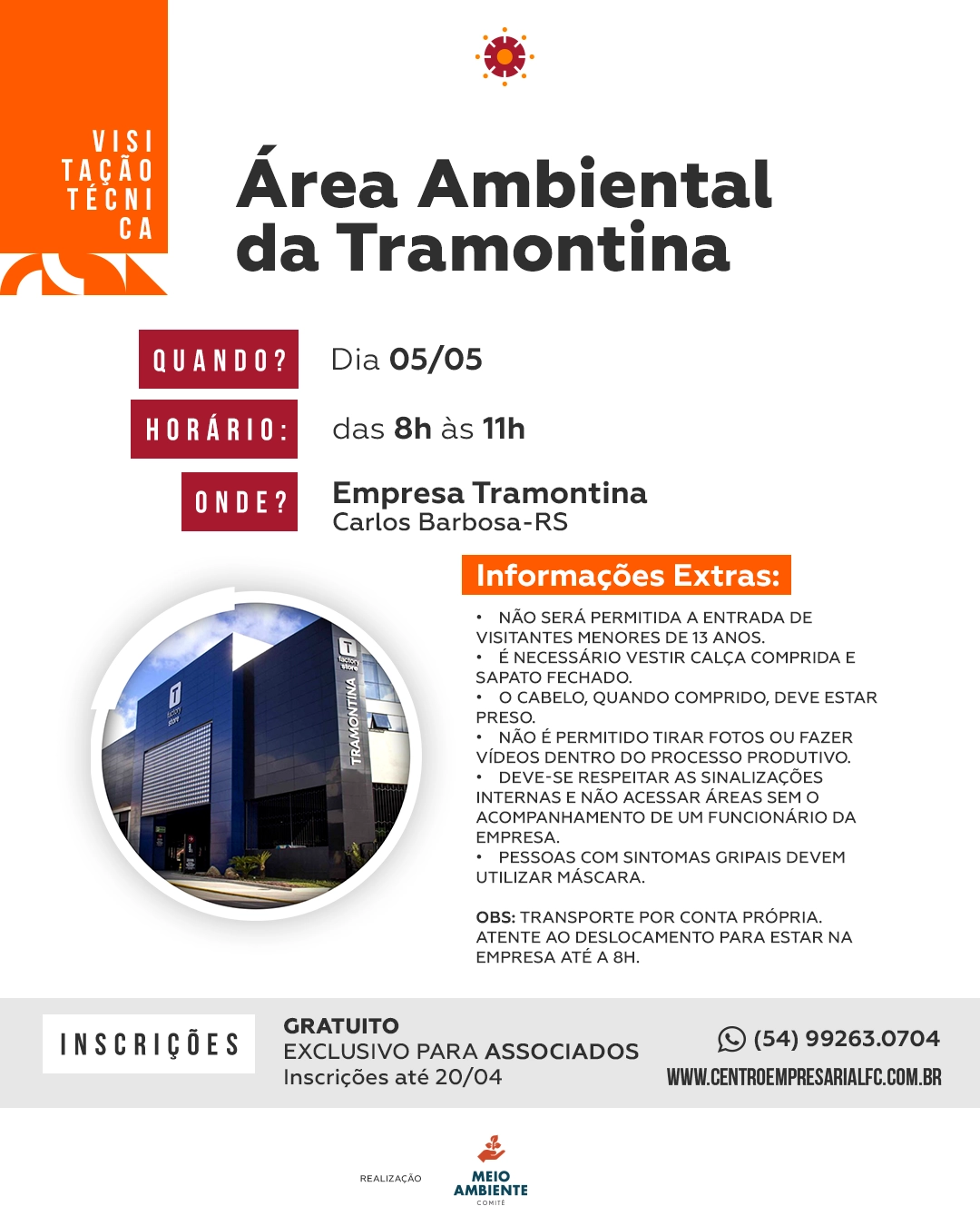 Visita Técnica: Área Ambiental da Tramontina 