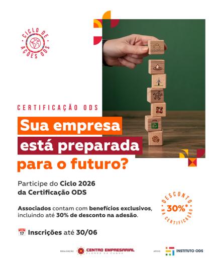 Ciclo 2026 da Certificação ODS