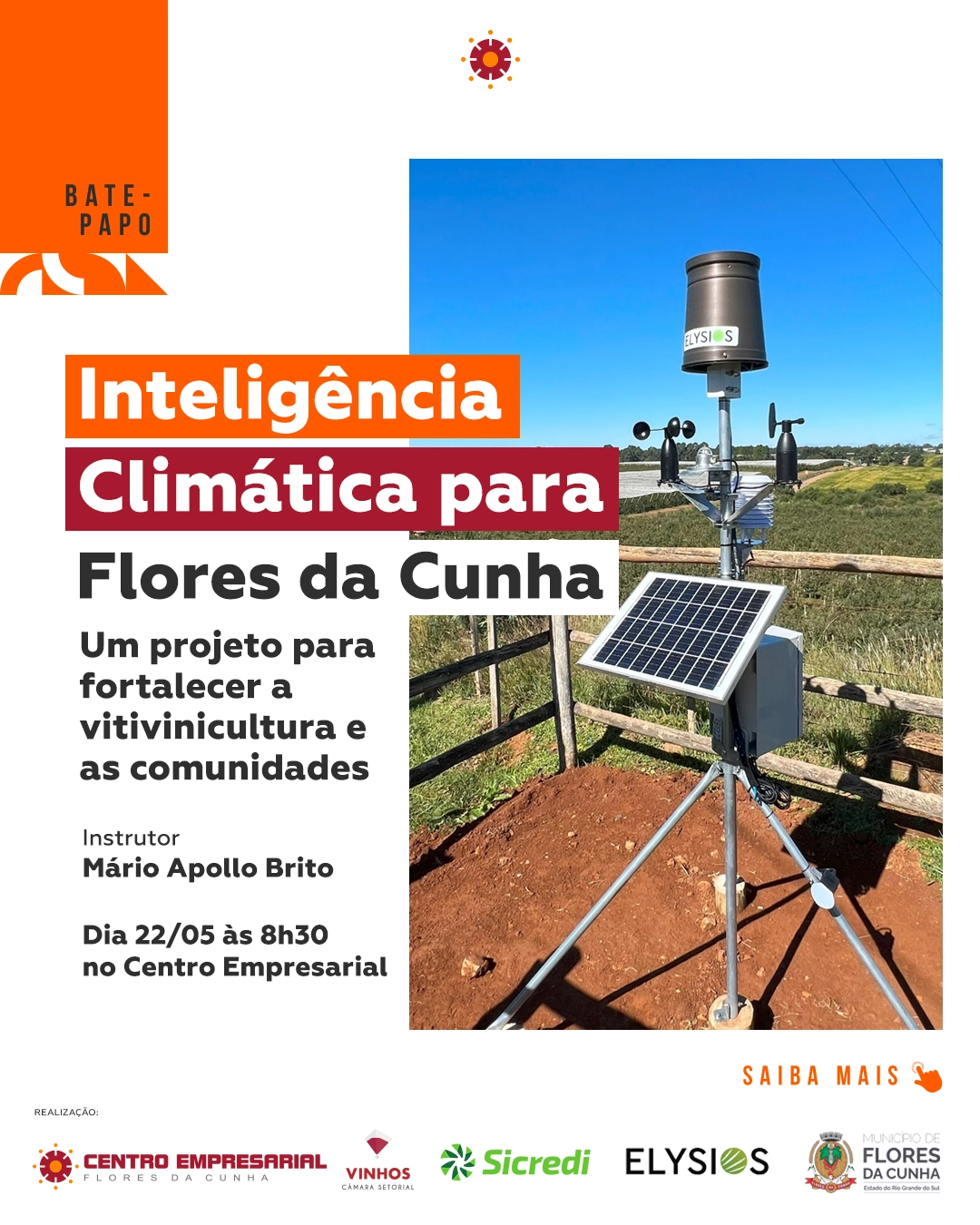 Bate-papo: Inteligência Climática para Flores da Cunha