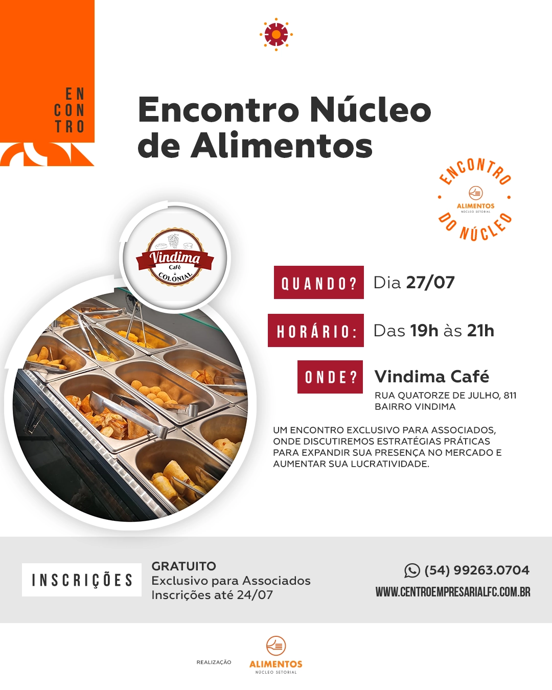 Encontro Núcleo de Alimentos