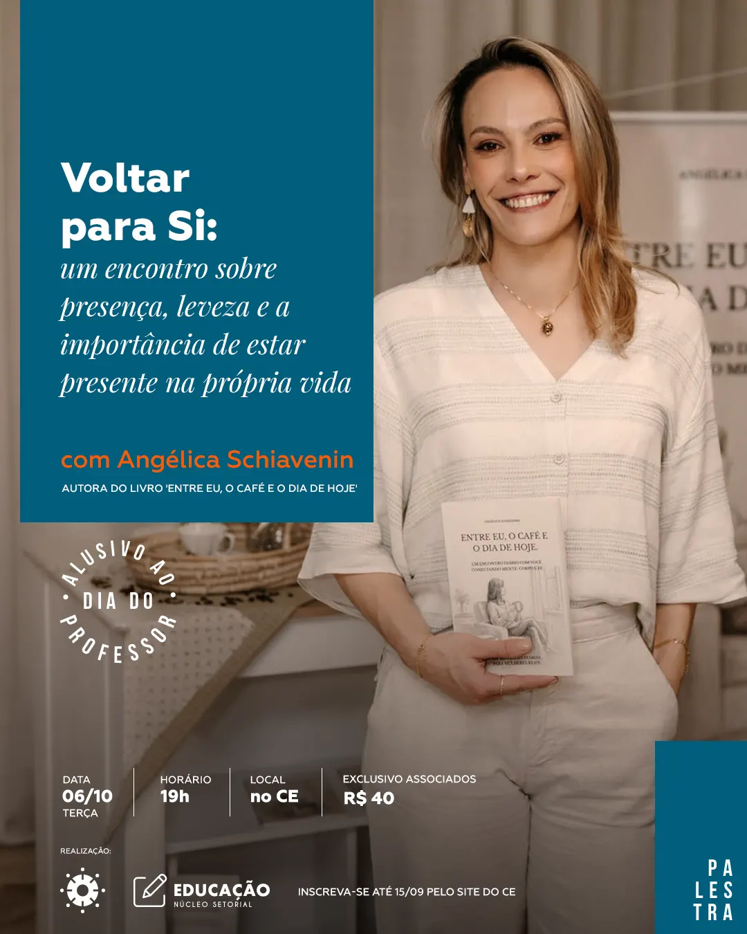Palestra | Voltar para si - especial Dia do Professor