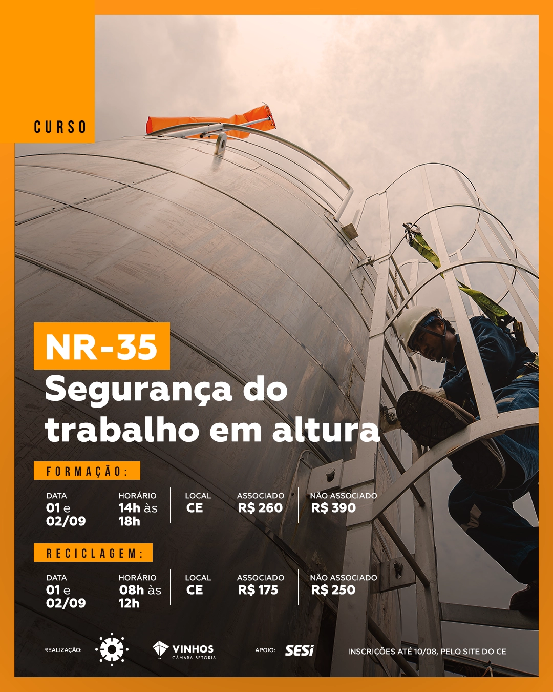 Formação | NR-35 - Segurança do trabalho em altura