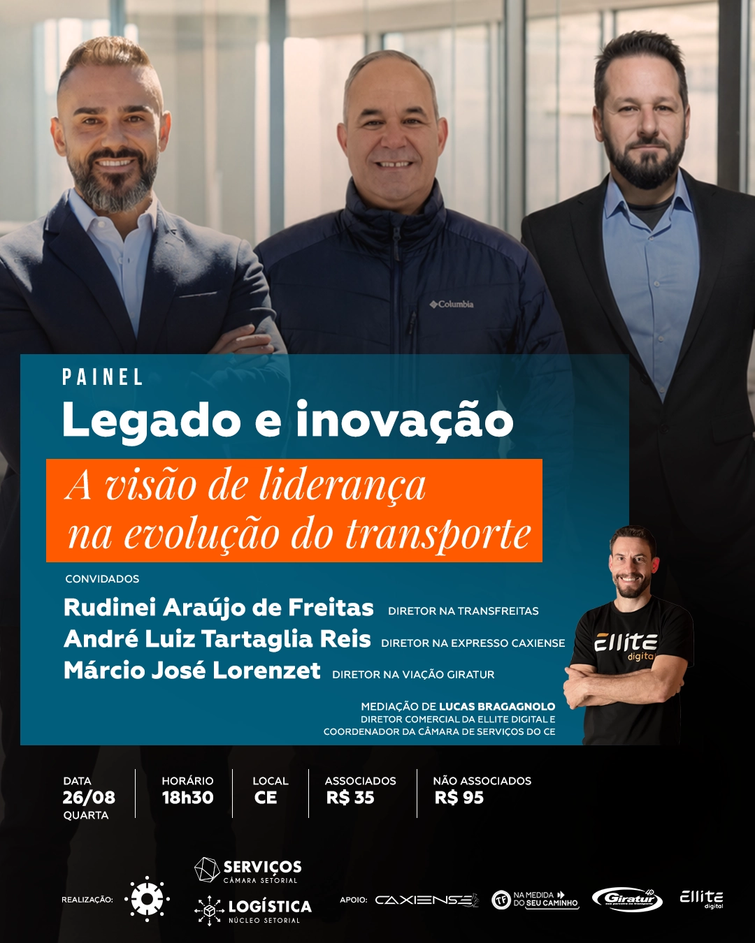 Painel | Legado e inovação: a visão de liderança na evolução do transporte