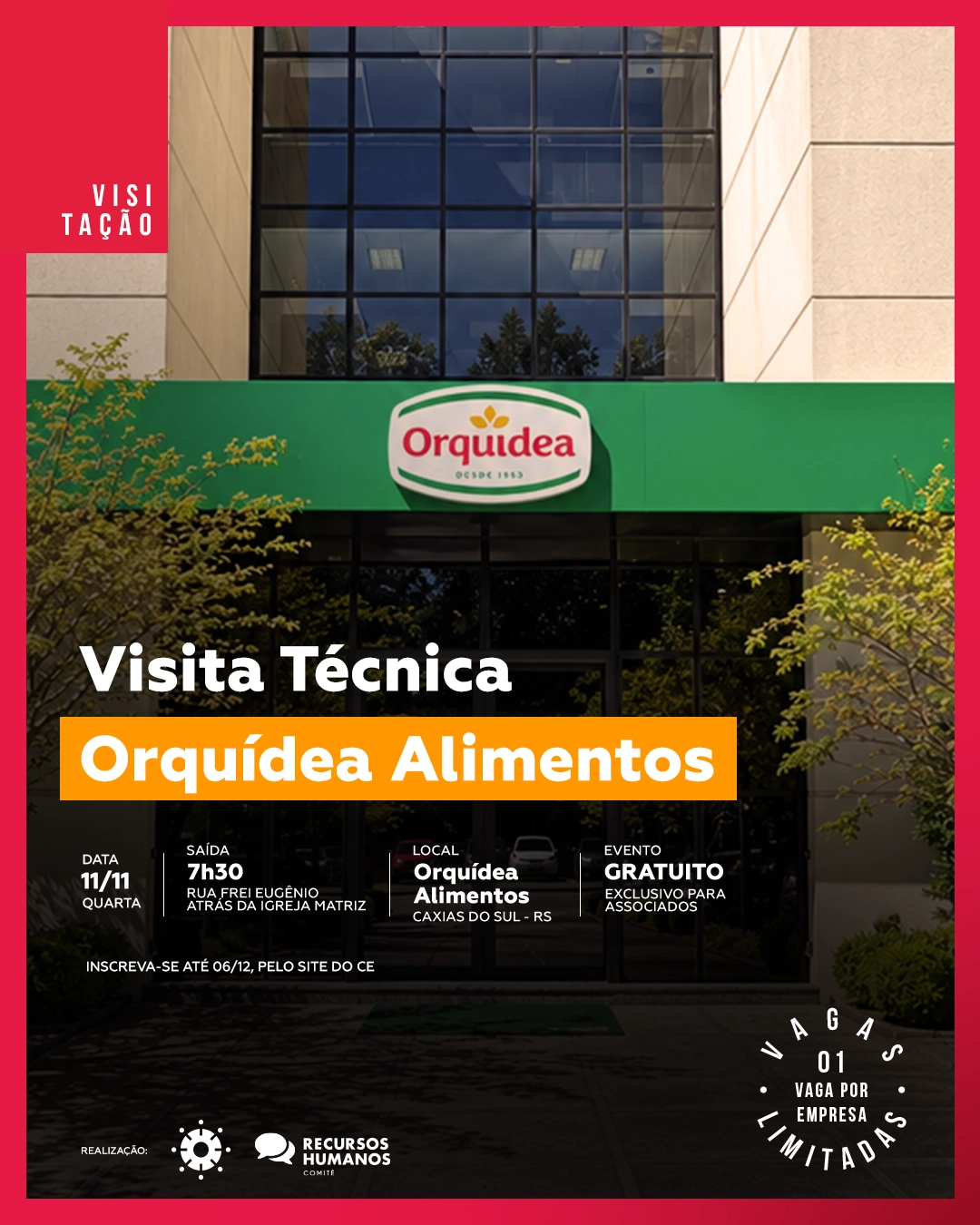 Visita técnica na Orquídea Alimentos