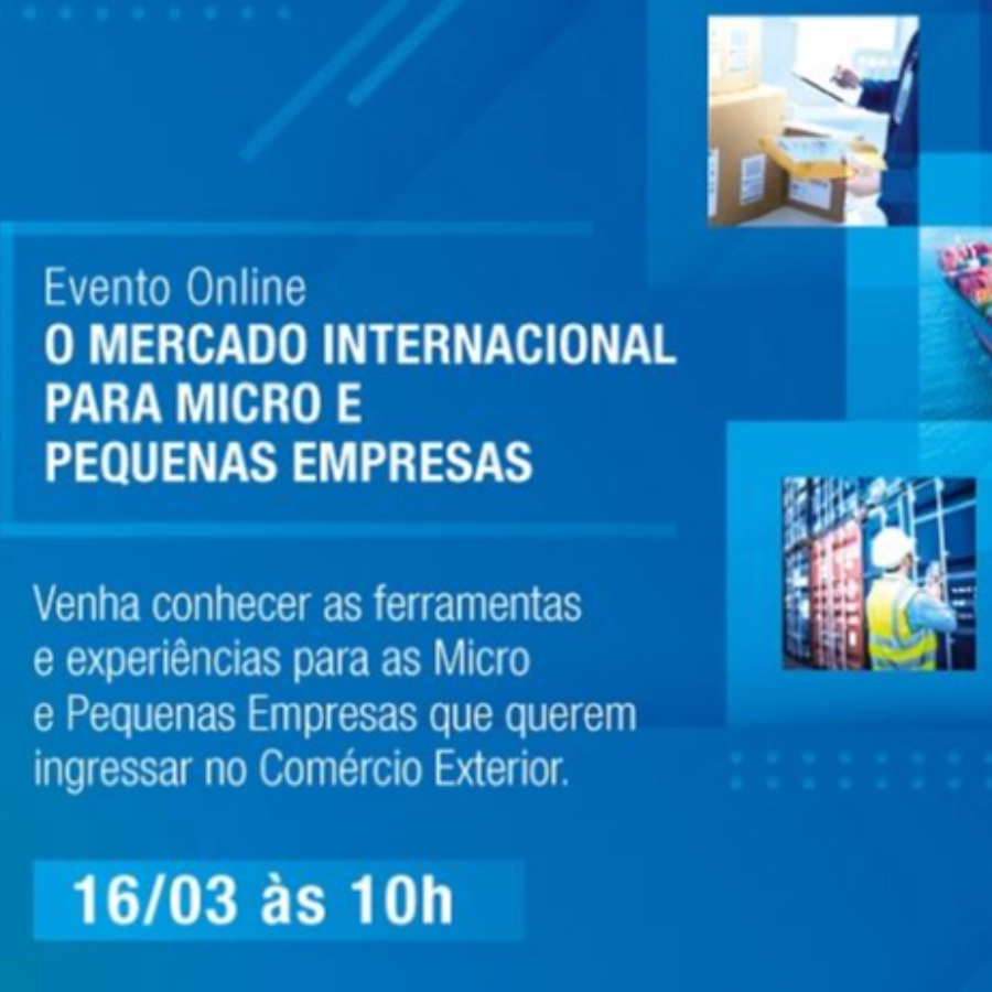 Evento Online FIERGS/SEBRAE: o Mercado Internacional para Micro e Pequenas Empresas