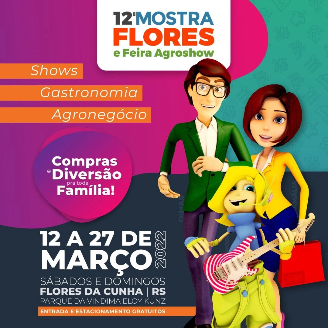 12ª MOSTRA FLORES E FEIRA AGROSHOW