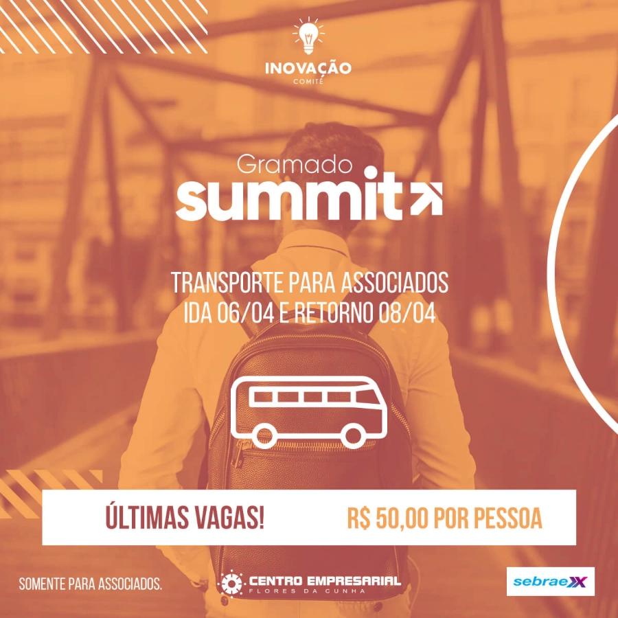 Transporte para o Gramado Summit