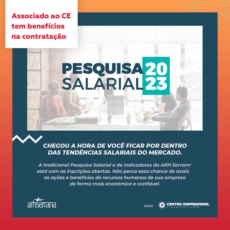 Prazo para participar da Pesquisa Salarial 2023 vai até dia 28 de abril