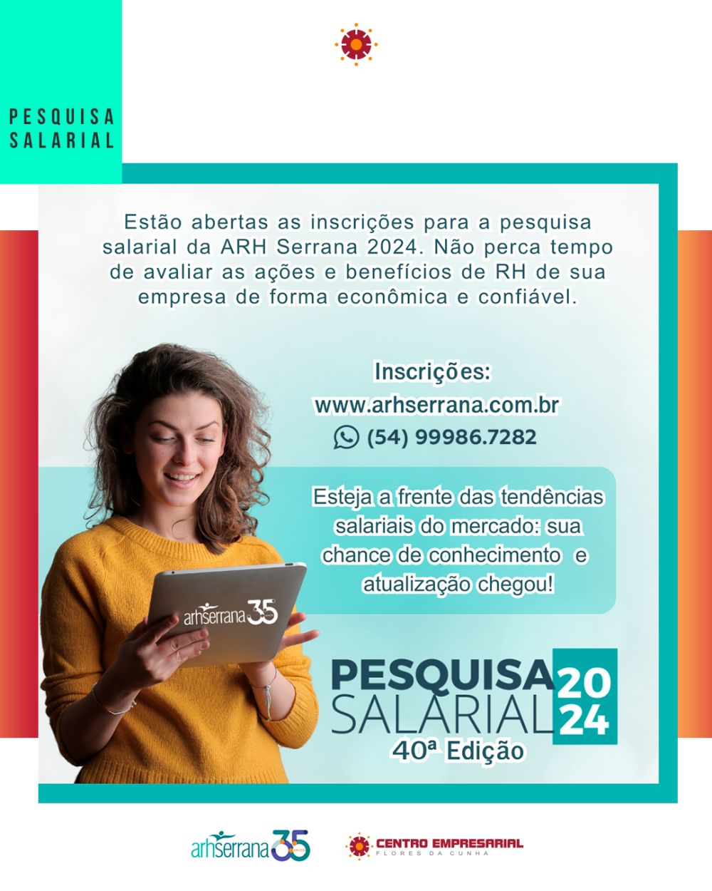 Inscrições para aderir à Pesquisa Salarial 2024 vão até dia 31 de março