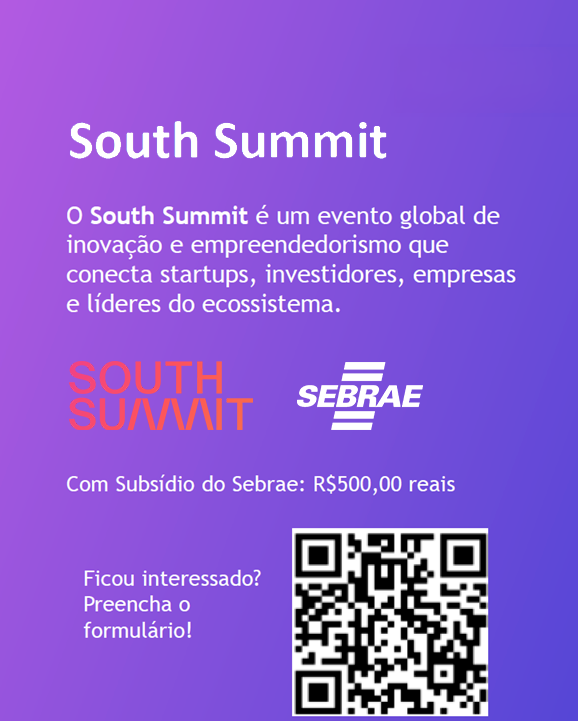 Associados do CE têm acesso a benefício para o South Summit por meio do Sebrae