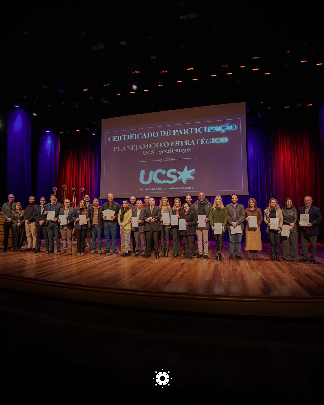 CE participa da apresentação do Planejamento Estratégico 2026–2030 da UCS