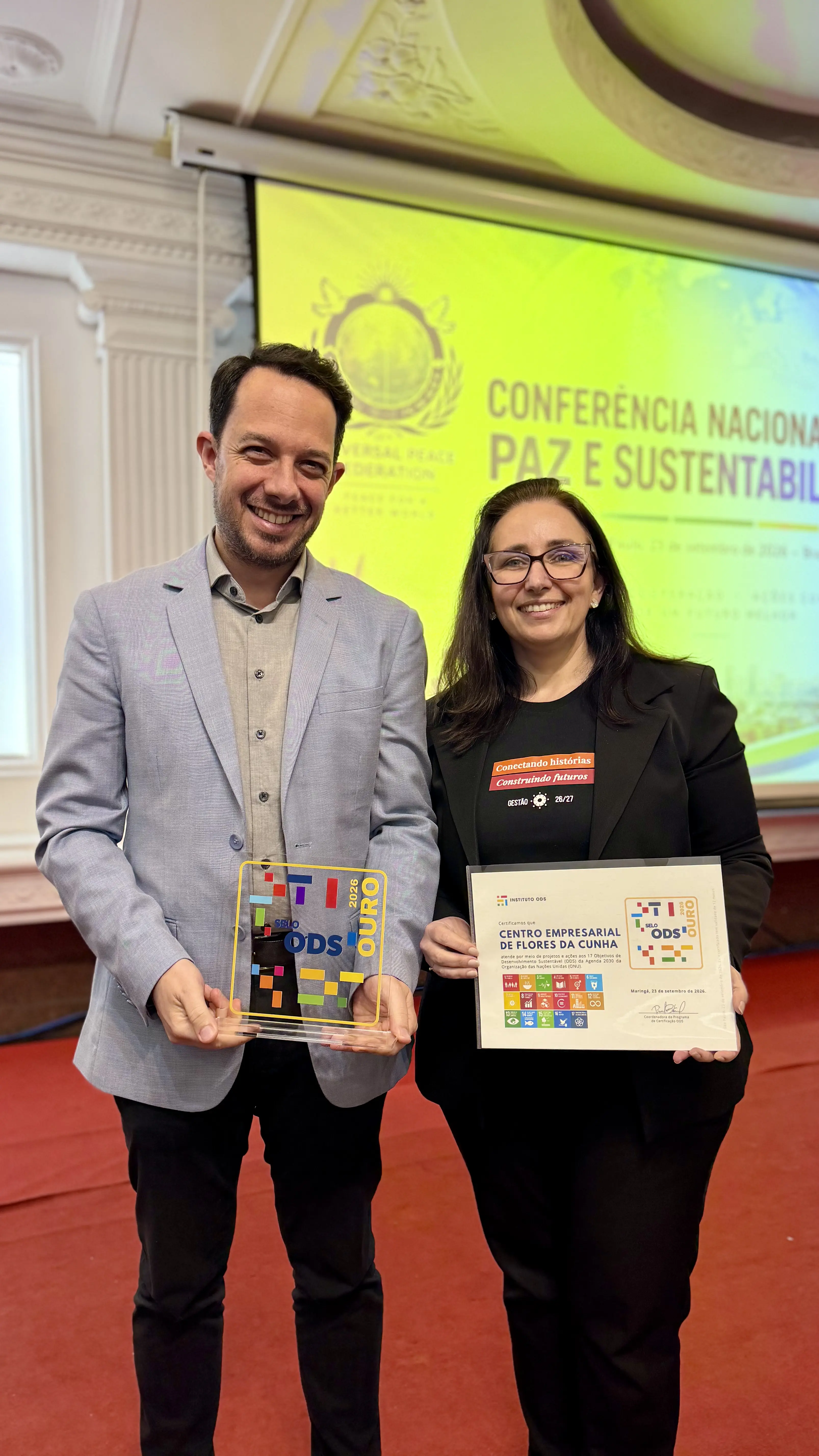Centro Empresarial de Flores da Cunha é selo ouro na certificação ODS 2026